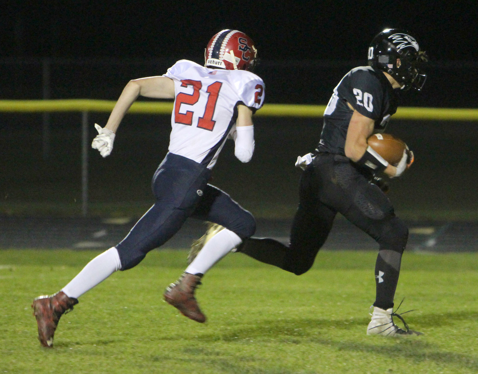 Spencer/Columbus at Bloomer football 10-25-19